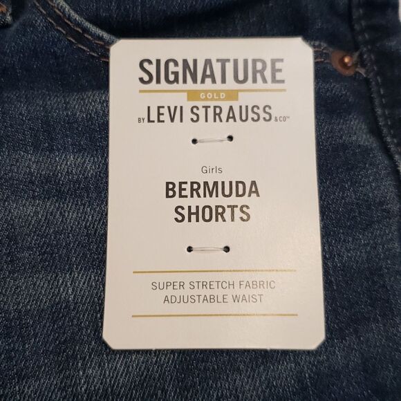 NWT Levi Strauss Signature Gold Girls Bermuda Shorts Sz 6 - Picture 4 of 6